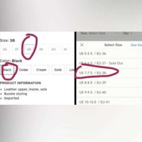 Anthropologie - T-Strap Sandals - Black - Size 7 (38) Fits 7/7.5 - 2024 - NWT - Picture 5 of 15